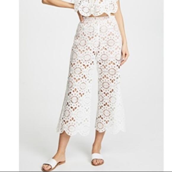 Red Carter White Deck Lace Pants Size S - Picture 3 of 7